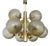 Large Space Age Bubble Glass Chandelier, 1970s For Sale