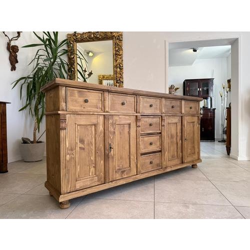 Wood Chest of Drawers in Reclaimed Wood For Sale - Image 7 of 17