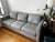 Mid-Century Modern Crate & Barrel Like New Gray Sofa - Only 6 Months Old For Sale - Image 3 of 5