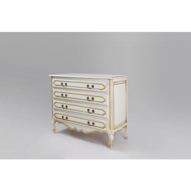 20th Century Louis XV French Chest of Drawers, 1950s For Sale - Image 6 of 11