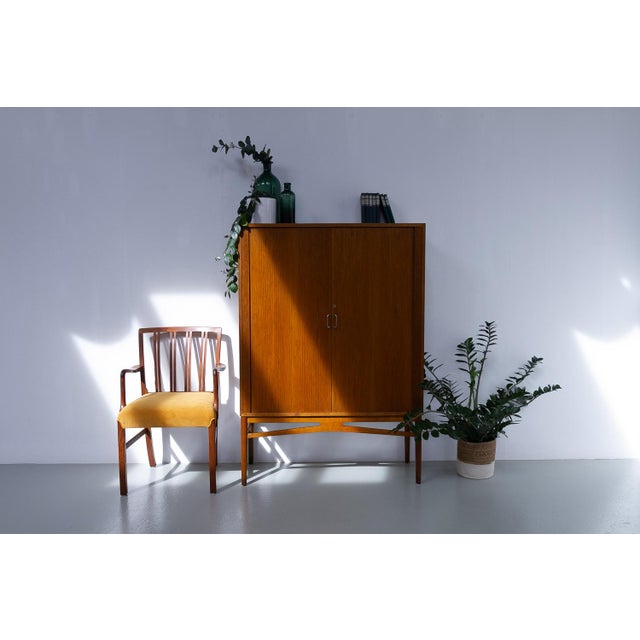 Danish Mahogany Armchair Model 1675 by Ole Wanscher for Fritz Hansen, 1942 For Sale - Image 15 of 18