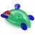 Green Murano Gambaro Poggi Vintage Green Red Blue Italian Art Glass Sea Turtle Figurine Paperweight For Sale - Image 8 of 8