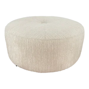 Large 1970’s Circular Ottoman on Casters