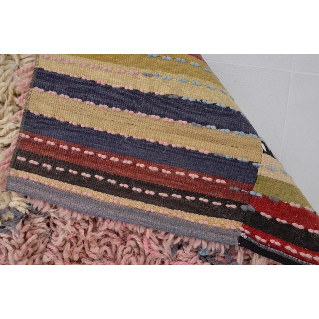 Textile 1950s Colourful Anatolian Hallway Runner Rug For Sale - Image 7 of 10