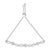 Express your affection to her with this dazzling bolo bracelet. It is crafted from sterling silver and features 3...