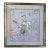 19th Century Chinese Fine Silk Embroidered Panel With Figures on Purple Ground For Sale