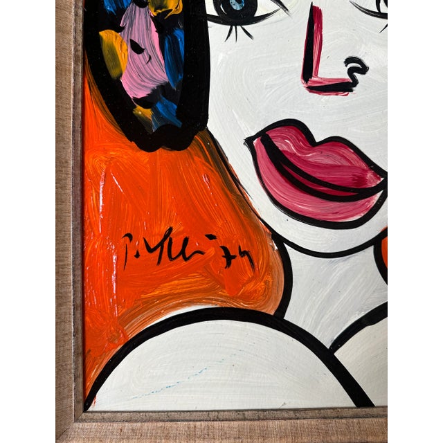 Abstract Expressionism 1974 Original Peter Keil Painting Framed For Sale - Image 3 of 7