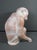 1970s Sarreid Ltd. Spanish Carved Wood Sitting Monkey Sculpture Circa 1970s For Sale - Image 5 of 18