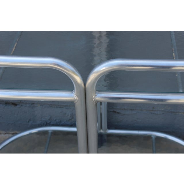 1960s Polished Aluminum Cart For Sale In Los Angeles - Image 6 of 7