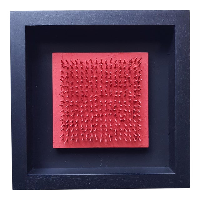 Aubertin Bernard, Nails Painting, 1970, Framed For Sale