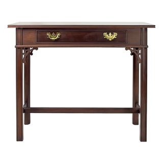 Councill Craftsmen Chippendale Mahogany Single-Drawer Console Table For Sale