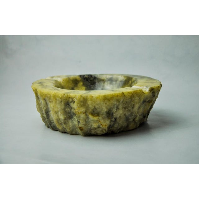 Yellow Alabaster Ashtray attributed to Romano Bianchi, Italy, 1970s For Sale - Image 4 of 7