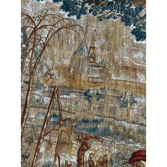 Vintage French Tapestry, 1970s For Sale - Image 16 of 18