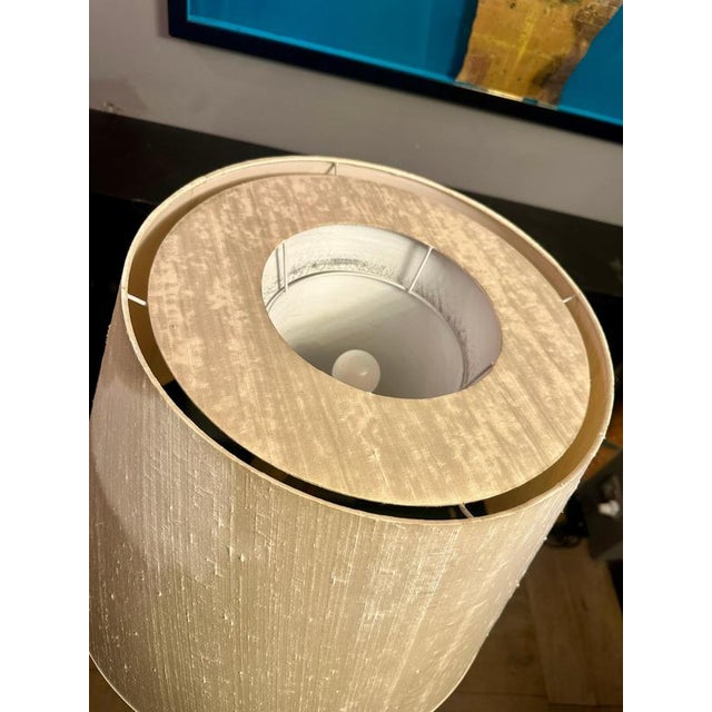 Vintage Brass and Acrylic Floor Lamp, 1970 For Sale - Image 10 of 14