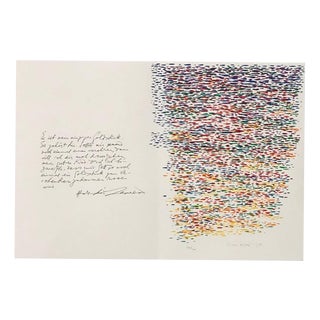 Piero Dorazio, Erker Meeting 3, 1976, Lithograph For Sale