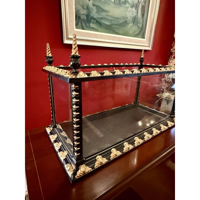 Rare Antique J W FISKE AQUARIUM TERRARIUM CAST IRON Victorian Restored FISH TANK For Sale - Image 12 of 12