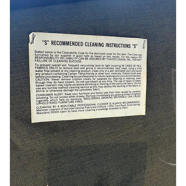 70's Milo Baughman for Thayer Coggin Newly Scalamandre Upholstered Cantilever Flat Bar Chairs - A Pair For Sale - Image 12 of 14