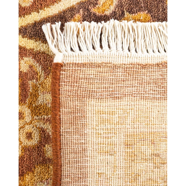 2000 - 2009 Mogul, One-of-a-Kind Hand-Knotted Area Rug - Yellow, 8' 3" x 10' 8" For Sale - Image 5 of 8