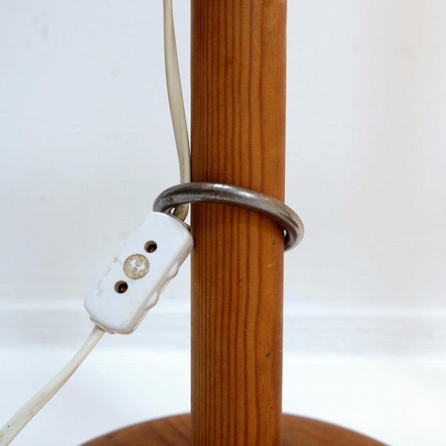 Wood Large Table Lamps by Uno & Östen Kristiansson for Luxus, 1960s/70s, Set of 2 For Sale - Image 7 of 13