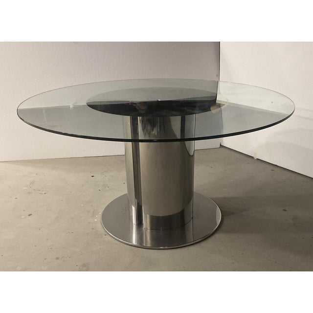 Vintage Italian Steel Dining Table by Antonia Astori, 1960s For Sale - Image 15 of 18