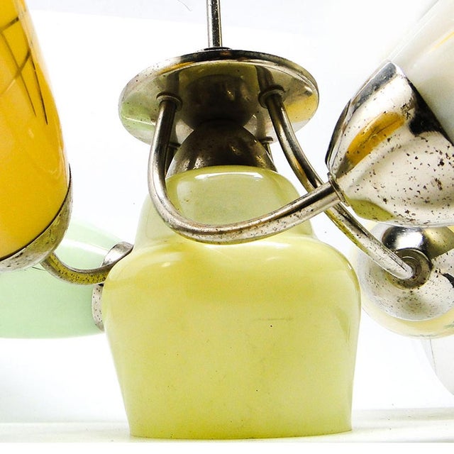 Mid-Century Ceiling Lamp from Polam, Poland, 1960s For Sale - Image 9 of 14