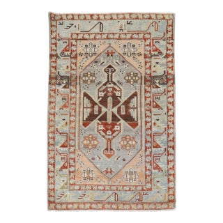 Early 20th Century Zabihi Collection Persian Malayer Medallion Small Size Rug - 3'2" x 4'6" For Sale