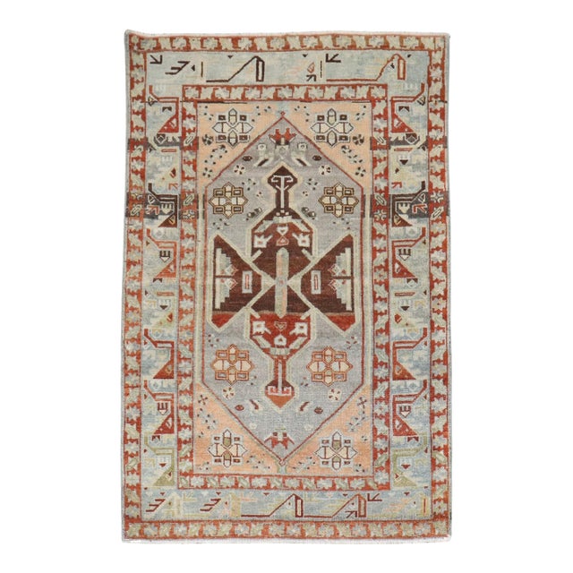 Zabihi Collection Persian Malayer Medallion Small Size Rug For Sale