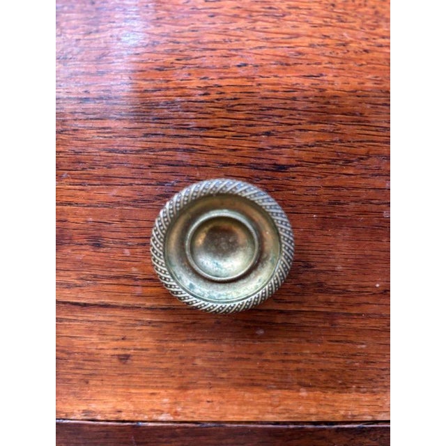 Brown Empire Chest of Drawers in Wood For Sale - Image 8 of 11