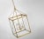 Visual Comfort Julie Neill for Visual Comfort Signature Rossi Medium Lantern in Antique-Burnished Brass with Clear Glass For Sale - Image 4 of 6