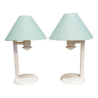 Vintage Pine Table Lamps from Ikea, 1980s, Set of 2 For Sale