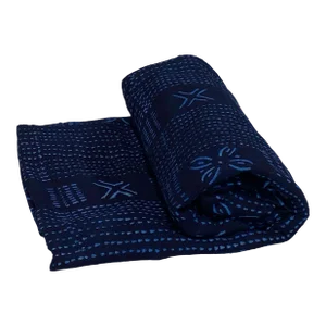 Fine Indigo Cloth - Mossi Tribe Burkina Faso 60" H by 39" W