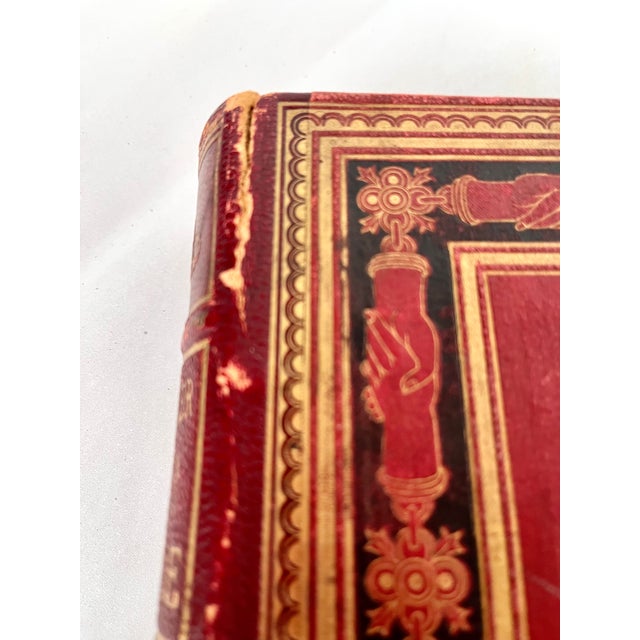 Antique 1888 French Large Leather Bound Book "La Belgique" For Sale - Image 18 of 18