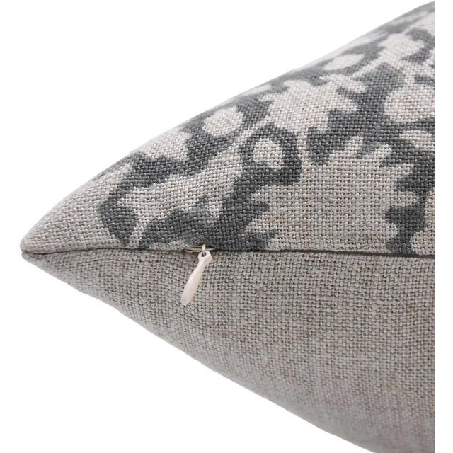 Introducing the Manikarnika Thick Linen Block Print Pillow Cover by Fabdivine, a perfect fusion of traditional artistry...