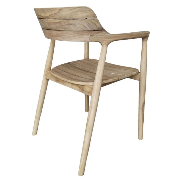 2020s Dean Wooden Patio Dining Chair by Artesia For Sale - Image 5 of 5