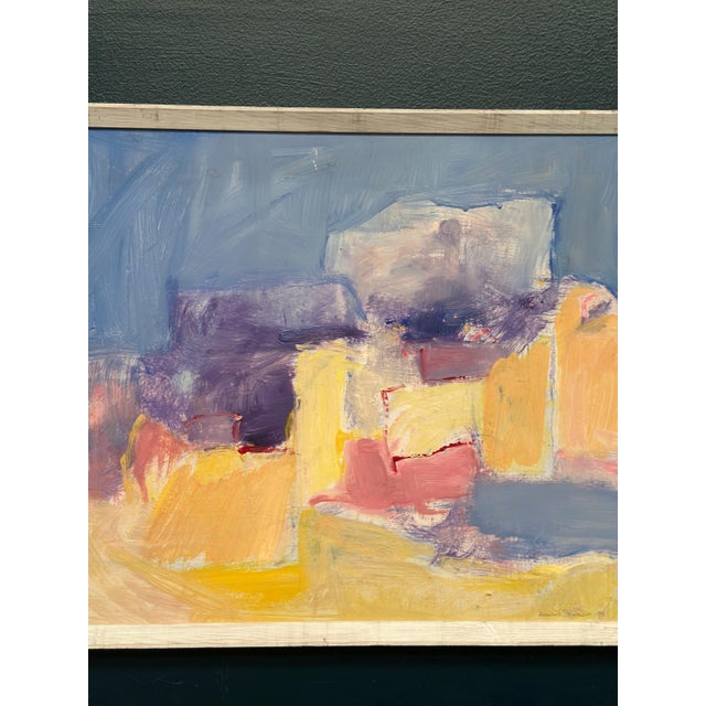 Aulikki Bondeson, Abstract Composition, 1994, Oil on Panel, Framed For Sale - Image 4 of 18