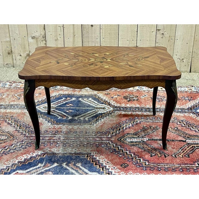 Louis XV Style Rosewood Coffee Table, 1970s For Sale - Image 13 of 13