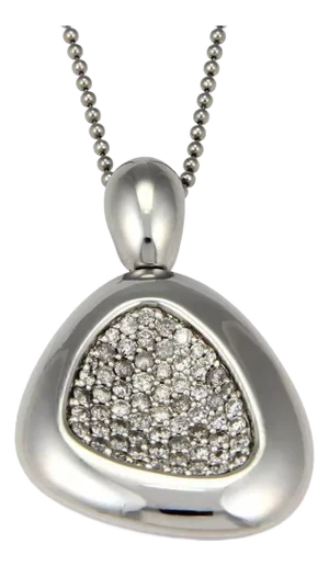 Roberto Coin Capri Plus Diamond Sterling Silver Necklace