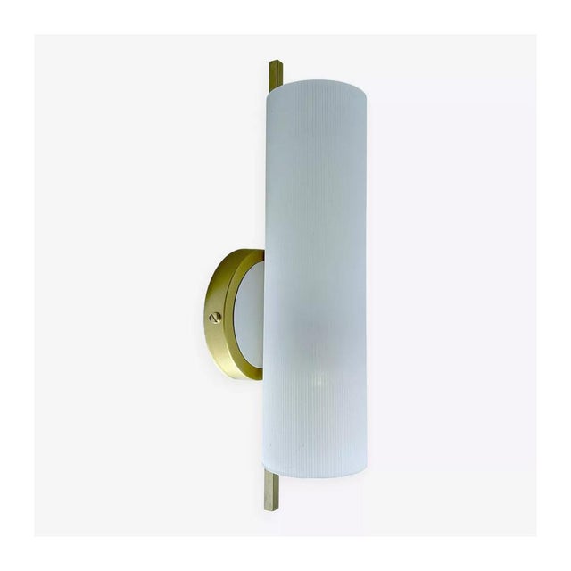 Vintage Glass Sconce from Hillebrand Leuchten, 1950s For Sale - Image 15 of 15
