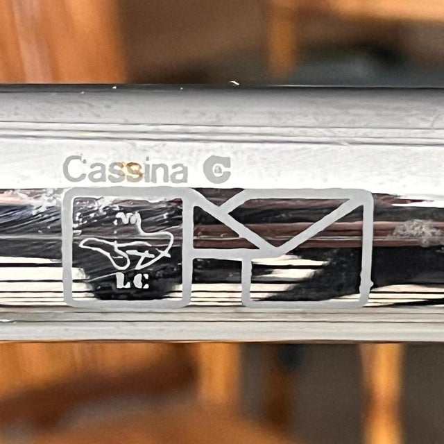 Cassina LC3 Armchair by Le Corbusier, Jeanneret & Perriand for Cassina, 1970s For Sale - Image 4 of 6