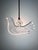 Glass Art Suncatcher in the shape of a Dove by Bertil Vallien for Boda, Sweden, 1970s For Sale - Image 10 of 12