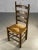 An exceptional suite of 8 solid, massive and heavy high back chairs, Art Populaire, Modernist, Brutalist, Constructivist,...