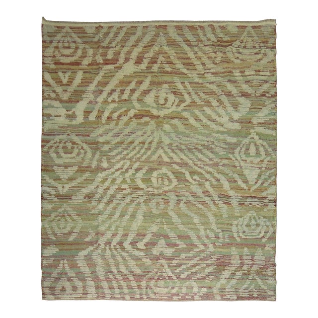 Late 20th Century Turkish Inspired Flat-Weave Carpet - 8'3" x 10'6" For Sale