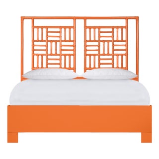 Finn Standard Bed Queen - Orange For Sale