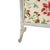 French Louis XVI Style White & Gilt Fire Screen With Floral Fabric, 20th C For Sale - Image 6 of 16