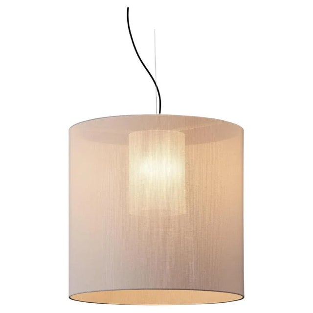 Metal White Moaré L Pendant Lamp by Antoni Arola For Sale - Image 7 of 7