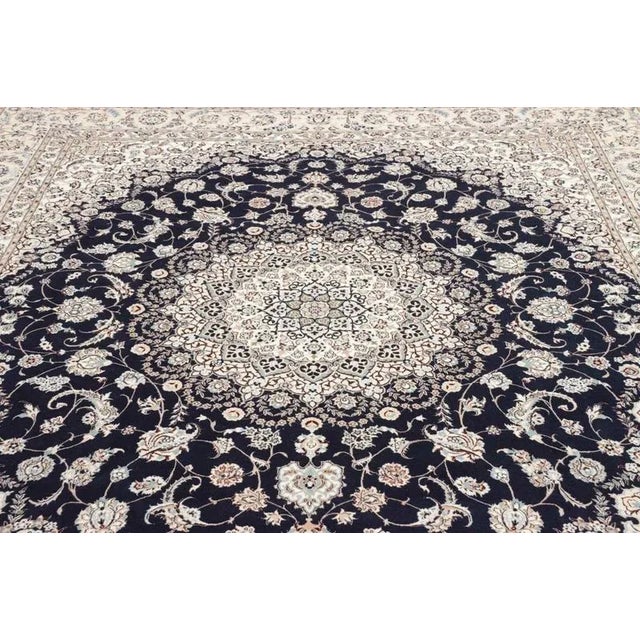 Nain Rug with Floral Design For Sale - Image 8 of 11