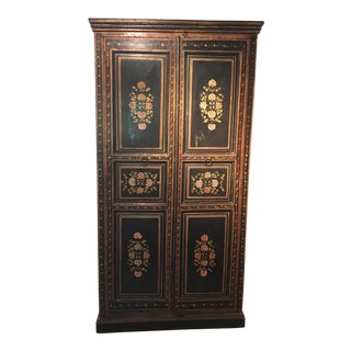 Antique Swedish Armoire Cabinet For Sale