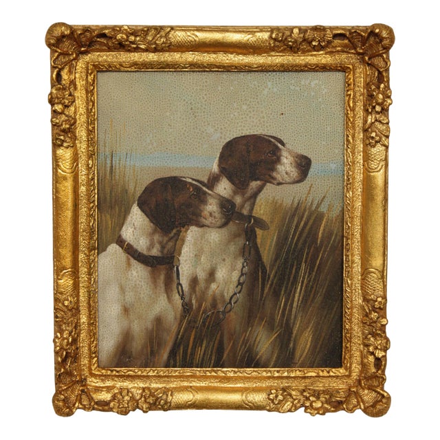 Chelsea House Decorative Framed Painting, 'Pointers' For Sale