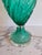Murano Vintage Italian Murano Teal Glass Table Lamp For Sale - Image 4 of 5