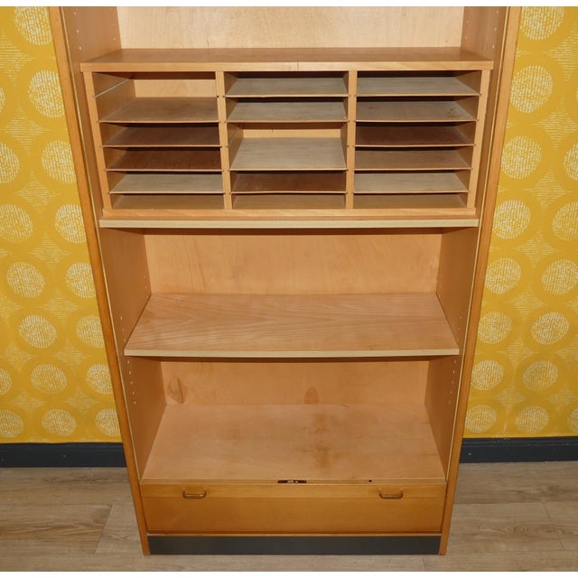 Tan Vintage Wini Office Cabinet, 1960s For Sale - Image 8 of 18